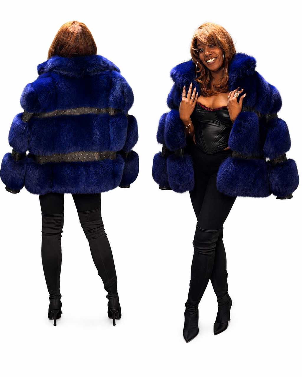 The Studded Edge Fox Jacket