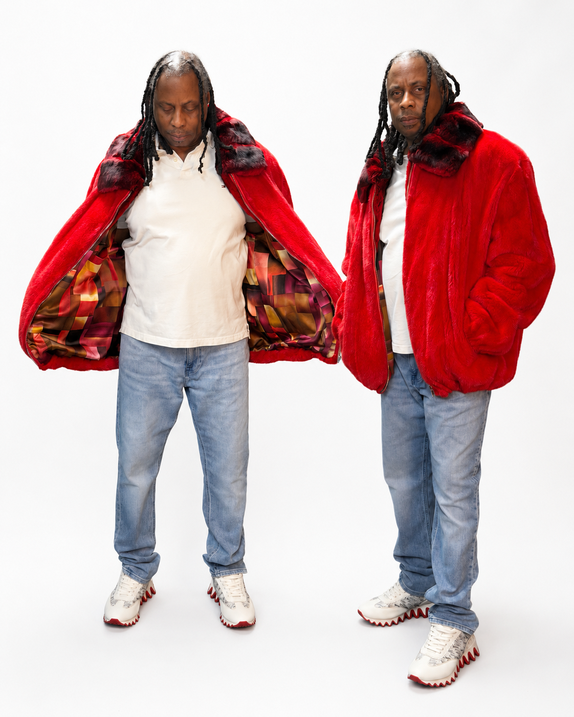 Crimson Reserve Fur Jacket