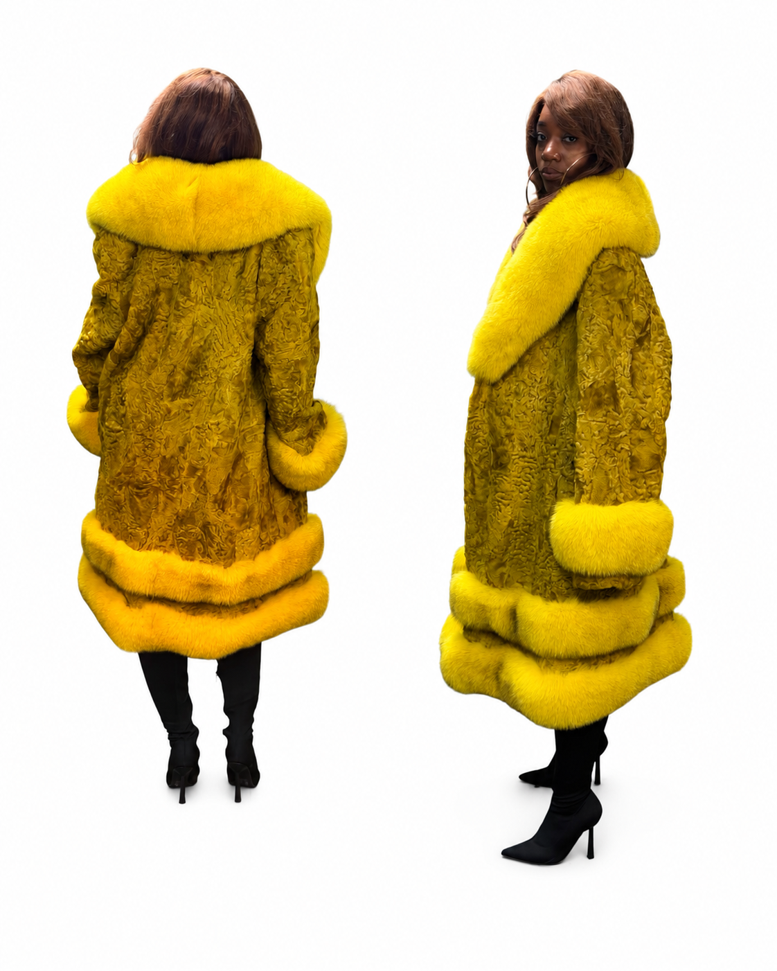 Golden Noir Swakara & Fox Coat