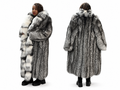 Silver Majesty Full-Length Fur Coat