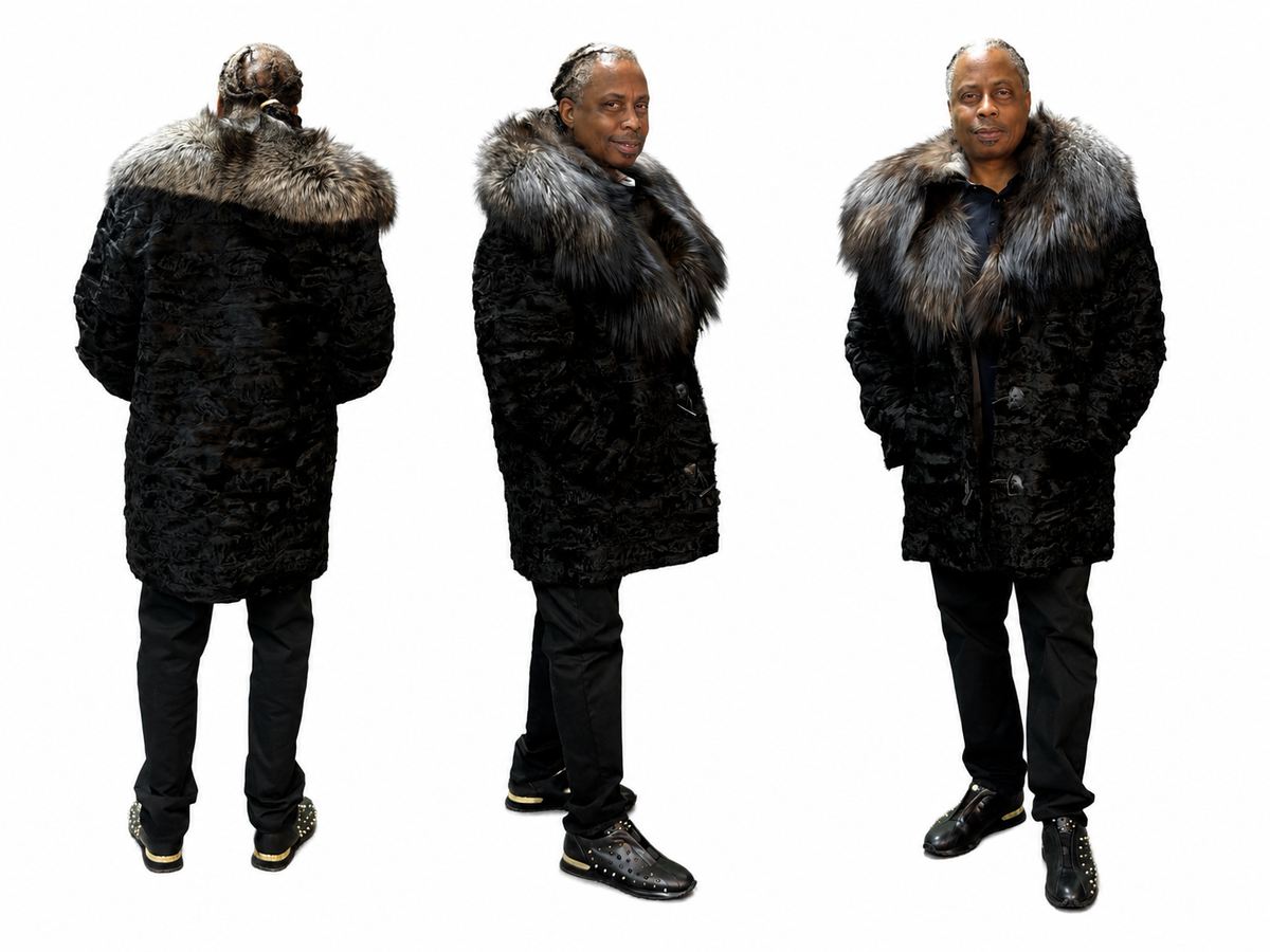Midnight Royale Fur Coat