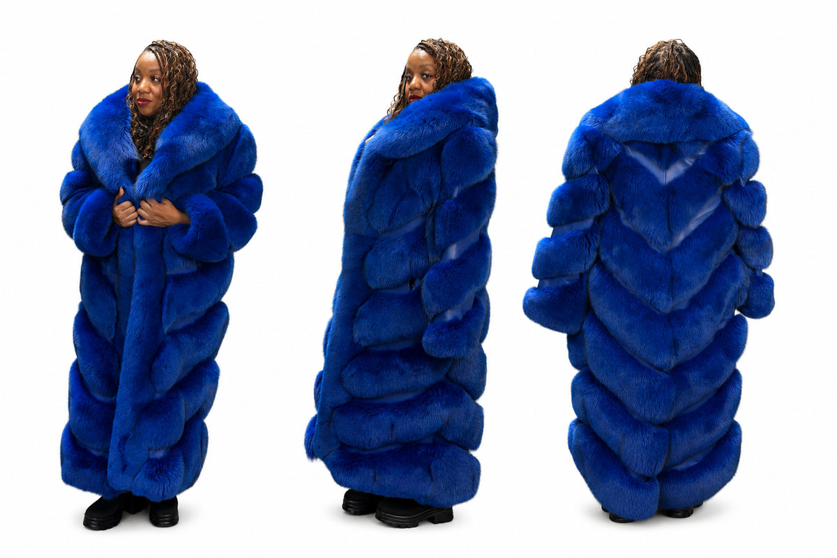 Royal Dynasty Fox Fur Coat