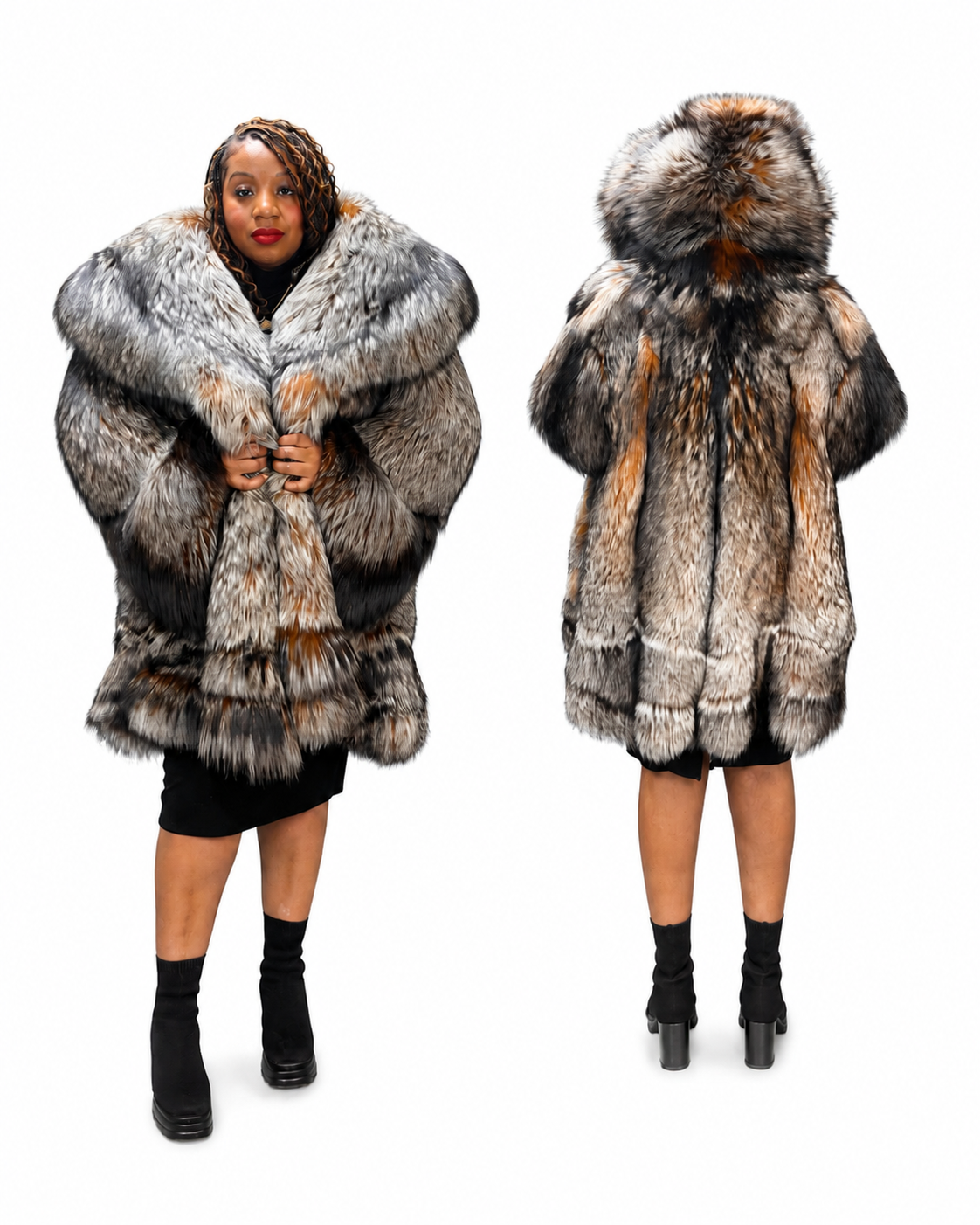 Grand Entrance Fox Coat