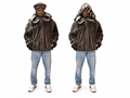 The Convertible Mink Hood Jacket