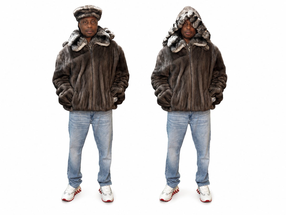 The Convertible Mink Hood Jacket