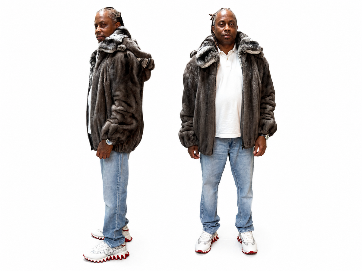 The Convertible Mink Hood Jacket